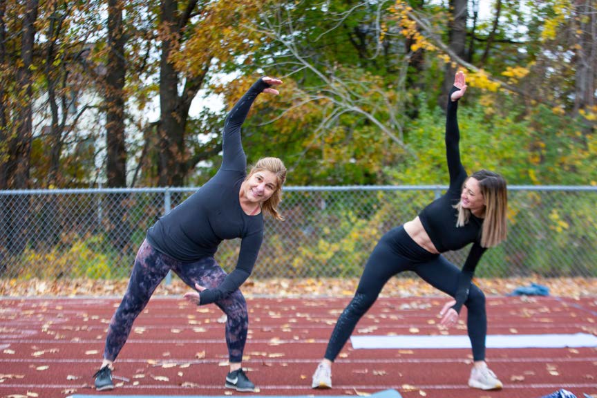 Lynne Klein training with Brenna